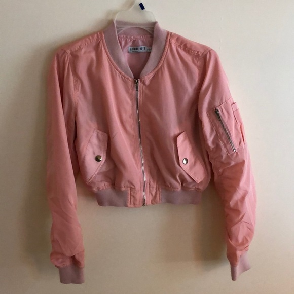 Pink Crop Jacket - Picture 1 of 2